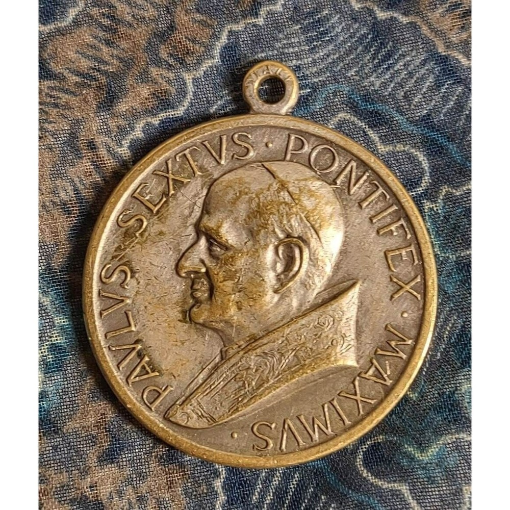 Vintage Joannes Paulus II Coin Charm Made In Italy